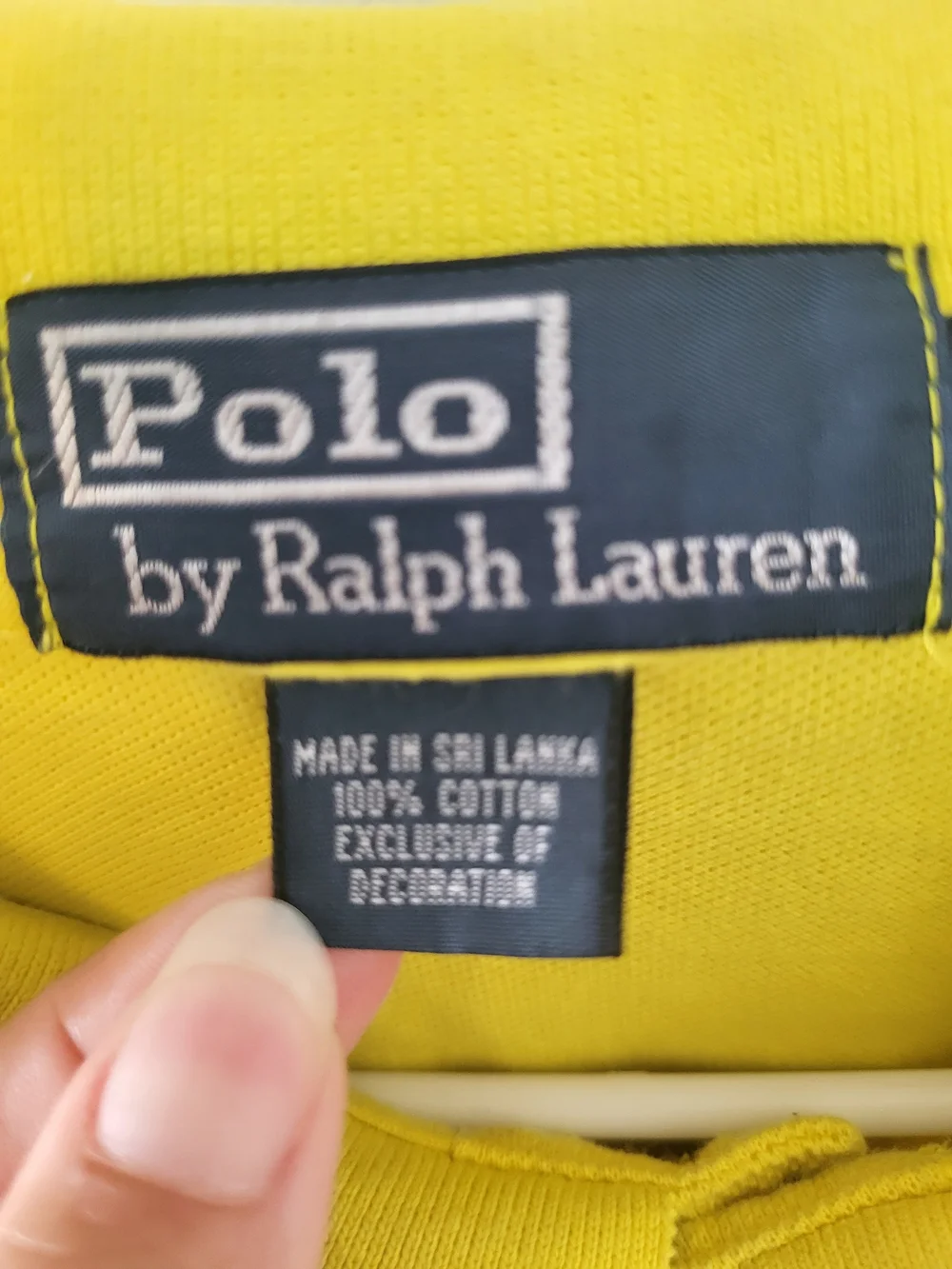 Polo by Ralph Lauren Men's Yellow Classic Cotton Polo Shirt
